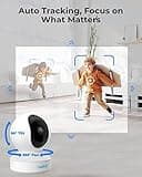 REOLINK Cameras for Home Security, 4MP PT Plug-in Security Camera Indoor Wireless, 2.4/5Ghz WiFi, Auto Tracking, Night Vision, Baby Monitor/Pet Camera, Home Cameras with App for Phone, E1 Pro thumbnail 4