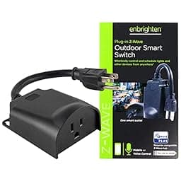 Enbrighten 14298 Z-Wave Plus Plug-In Outdoor Smart Switch photo