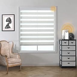 MUSCLEAREA Motorized Zebra Blinds photo