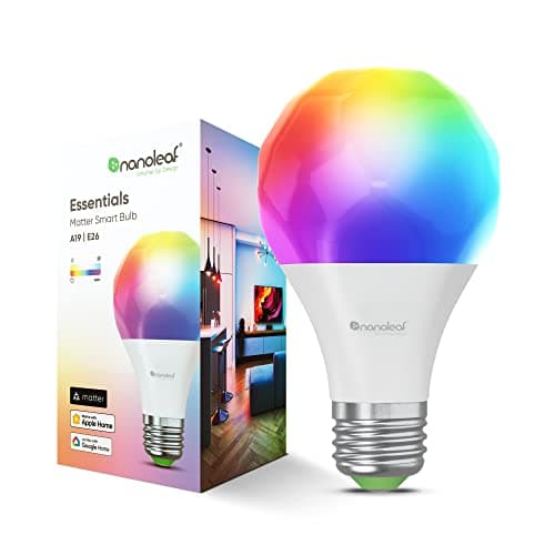 Nanoleaf Essentials Smart LED Color-Changing Light Bulb main view