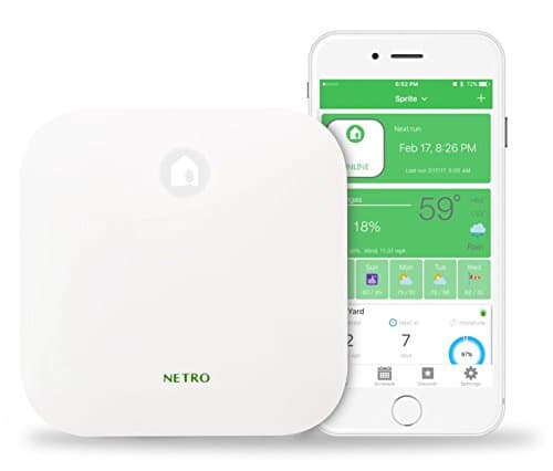 Netro Smart Sprinkler Controller main view