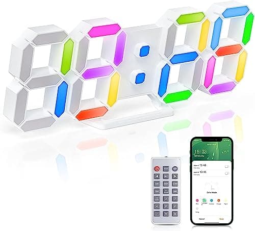 EDUP Home 3D Digital Alarm Clock main view