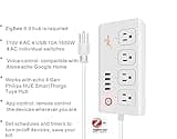 Jinvoo ZigBee Smart Surge Protector Power Strip thumbnail 4