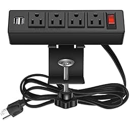HHSOET Desk Clamp Power Strip photo