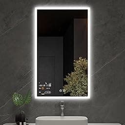 Evokor 24 x 40 Inch Led Smart Bathroom Mirror with Lights photo