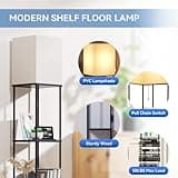 Floor Lamp with Shelves thumbnail 5