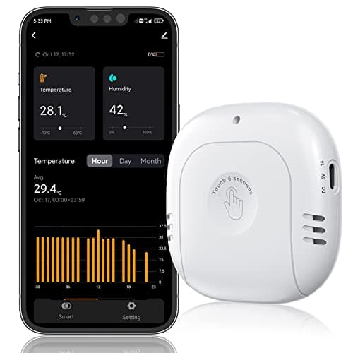 WiFi Temperature Sensor main view