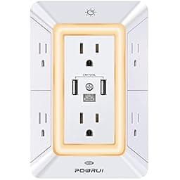 Multi Plug Outlet Surge Protector photo