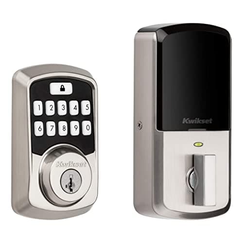 Kwikset 99420-001 Aura Bluetooth Programmable Keypad Door Lock Deadbolt main view