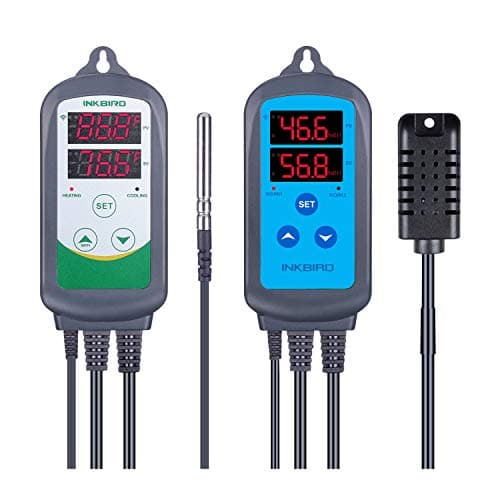 Inkbird WiFi ITC-308 Digital Temperature Controller with WiFi IHC-200 Humidity Controller main view