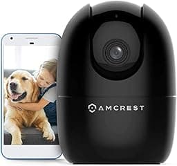 Amcrest 1080P WiFi Camera Indoor, Nanny Cam, Dog Camera, Sound & Baby Monitor, Human & Pet Detection, Motion-Tracking, 2.4Ghz Only, Pan/Tilt Wireless IP Camera, Night Vision, Smart Home ASH21-B photo