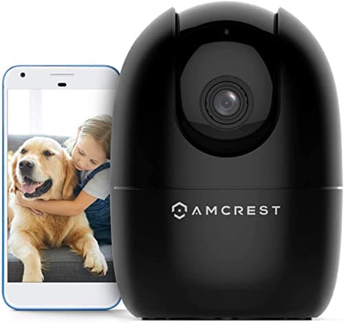 Amcrest 1080P WiFi Camera Indoor, Nanny Cam, Dog Camera, Sound & Baby Monitor, Human & Pet Detection, Motion-Tracking, 2.4Ghz Only, Pan/Tilt Wireless IP Camera, Night Vision, Smart Home ASH21-B main view