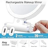 MIYADIVA 20X Magnifying Mirror with Light thumbnail 3