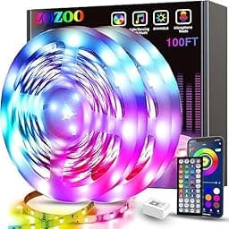 ZOZOO 100ft Led Lights for Bedroom photo