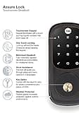 Yale Security YRD226-ZW2-0BP YRD226ZW20BP Touchscreen Deadbolt thumbnail 3