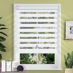 Custom Motorized Zebra Blinds photo