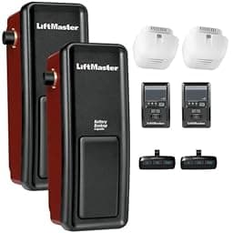 8500 LiftMaster 2-Pack Garage Door Opener Side Mount Security+2.0 & MyQ technology compatible photo
