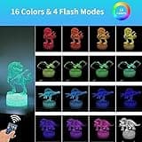 Crtivetoys 3D Dinosaur Night Light for Boys thumbnail 2