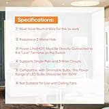Z-Wave Plus Smart Dimmer Light Switch 3 Way thumbnail 2