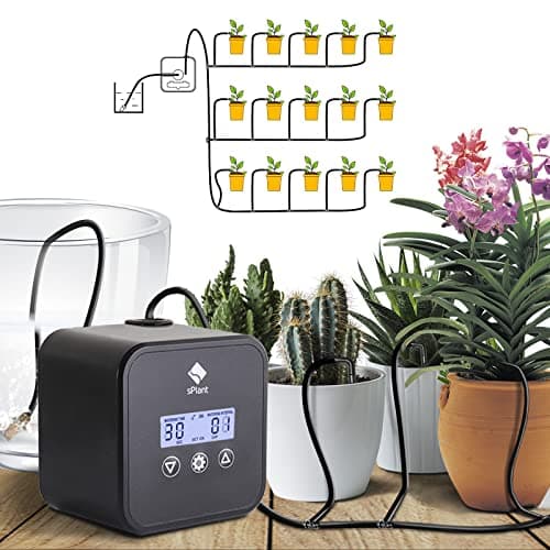 sPlant [Upgraded Pump] LCD Automatic Drip Irrigation Kit for 15 Plants main view