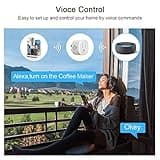 Smart Plugs Compatible with Alexa Google Assistant for Voice Control, MONGERY Mini Smart Outlet WiFi Plug with Timer Function, No Hub Required, 2 Pack, White thumbnail 3