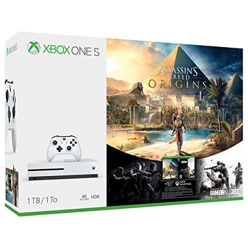 Xbox One S 1TB Console - Assassin's Creed Origins Bonus Bundle main view