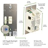 Enbrighten Almond Z-Wave Plus Smart Light Switch thumbnail 4