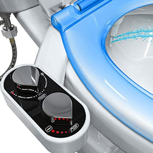 Clear Rear Bidet Attachment for Toilet main view