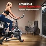 Sunny Health & Fitness Pro Belt Drive Indoor Cycling Stationary Exercise Bikes thumbnail 5