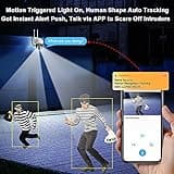 Luowice 5MP PTZ Security Camera Outdoor FHD WiFi IP Camera thumbnail 4
