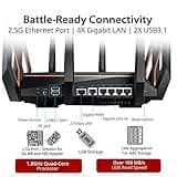ASUS Rapture GT-AX11000 Tri-Band 10 Gigabit WiFi Router (RENEWED) thumbnail 5