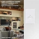 Enbrighten 700 Series Add-on In-Wall Smart Switch QuickFit & SimpleWire, Toggle, Wi-Fi, Z-Wave, Zigbee, Not A Standalone Switch, Smart Light Switch, 3 Way Switch, Alexa, Google Assistant thumbnail 5