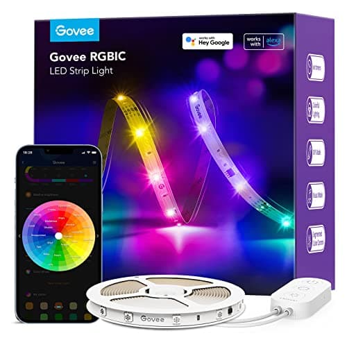 Govee RGBIC Alexa LED Strip Light 16.4ft main view