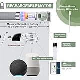 ZSHINE Motorized Blackout Window Blinds thumbnail 3
