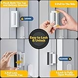 2 Pack Home Security Door Lock thumbnail 5