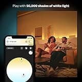 Philips Hue White Ambiance BR30 LED Smart Bulbs (Bluetooth Compatible), 2-Pack thumbnail 4