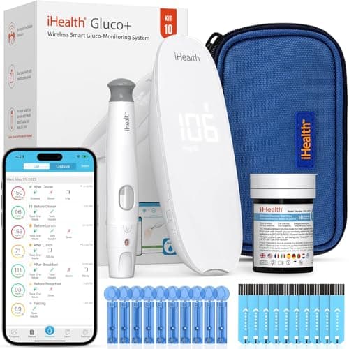 iHealth Gluco+ Wireless Smart Blood Glucose Monitor Kit main view