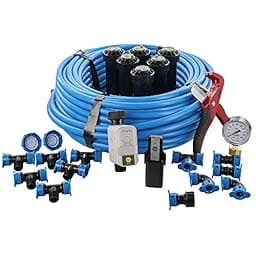 Orbit 50022 Medium Area 1-Zone All-in-One Automatic Sprinkler System Kit with B-hyve Smart 1-Outlet Hose Faucet Sprinkler Timer with Gen 1 B-hyve Smart Hub photo