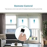 Smart Blinds Motor with Rechargeable Battery Powered Electric Automatic Curtain Opener thumbnail 3