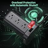 Extension Cord with Multiple Outlets Surge Protector Power Strip Tower thumbnail 2