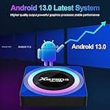 Android 13 TV Box with Backlit Wireless Mini Keyboard thumbnail 2