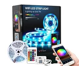 Ginaroja 16.4ft Smart WiFi LED Light Strip Kit photo