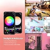 Smart Light Bulb Works with Alexa Google Home, A19/E26 800LM Color Changing Light Bulb, WiFi & Bluetooth 5.0, Tunable White, 2700-6500K, 60W Equivalent, Dimmable by App, Music Sync, Schedule, 1 Pack thumbnail 3