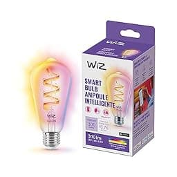 WiZ Connected Color ST19 Color Filament LED Smart Bulb photo