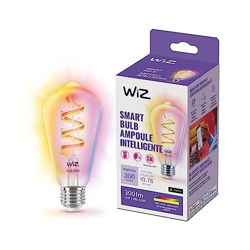 WiZ Connected Color ST19 Color Filament LED Smart Bulb main view