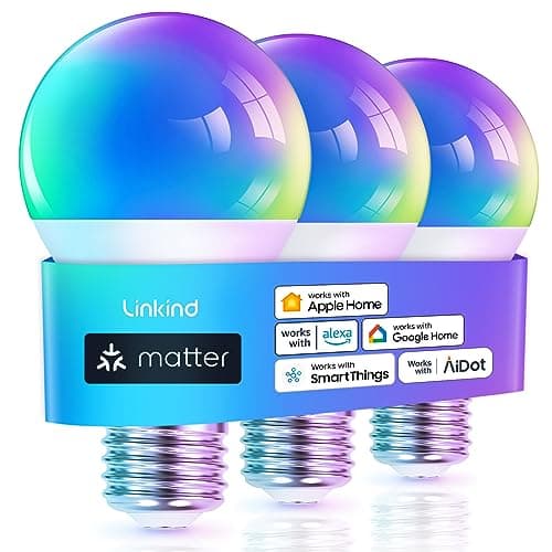 Linkind Matter WiFi Smart Light Bulbs main view