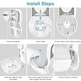 VOMENC Google WiFi Wall Mount ABS Bracket Holder Shelf thumbnail 3