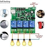Newgoal 4 Channels WiFi Wireless Smart Switch Inching Self-Locking Relay Module thumbnail 4