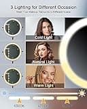 ALHAKIN Rechargeable Makeup Mirror with Lights thumbnail 3