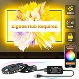 GIDERWEL ZigBee 3.0 USB RGBW LED Strip Light 13ft Dimmable Kit thumbnail 2